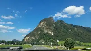 Autofahrt, Strass im Zillertal nach St. Gertraudi, Tirol