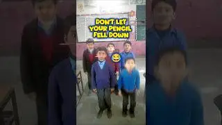 Funny Sit Stand | Don't let the pencil fell down 😂 | Game for kids | Classroom Activity for Students