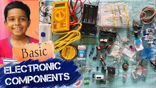 Basic Electronic components🔋💡 and Prices| Beginners electronic Components # kids science projects