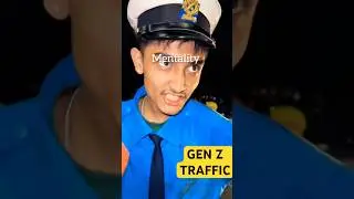 Nepali funny traffic police gen z protest 🤣 video #nepal #genzprotestnepal #Genzpolice