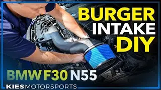 Burger Motorsports F30 BMW N55 Performance Intake Installation and Sound Clips (2013 F30 335)