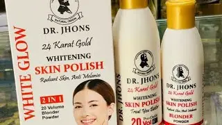 #beautyblush #beauty Whitening Skin Polish complete Review Dr Jhons