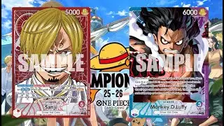 Milan Regional Top 8 | PRB Sanji VS UP Luffy | OP12.5 | One Piece Card Game