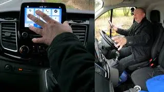 Use Apple Car Play, The Sat Nav, Pair, Delete, Play Music,  in a 2018 Ford Transit Custom
