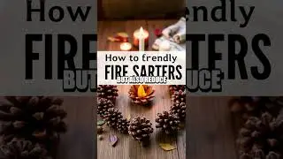Create Eco-Friendly Fire Starters from Pine Cones
