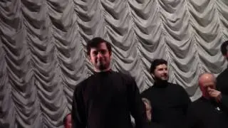 Фрагмент концерта мужского хора Новоспасского монастыря, солист - Константин Бойко. ЦДА.