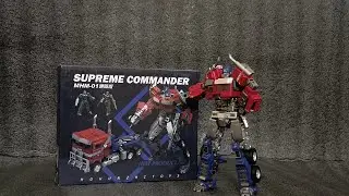 MHZ Toys MHM-01 SUPREME COMMANDER - TRANSFORMERS RISE OF THE BEAST Leader scale Optimus Prime Review