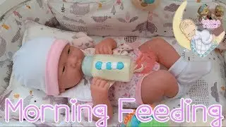 JC Toys La Newborn Baby Girl's Early Morning Routine🌅 What I Do When Baby Wakes Up At 5:30a.m.🕠