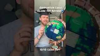 Lego Globe gets a 10/10!🌎 #lego #graduation #setreview #globe #legoglobe