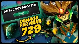 Dota 2, но Mana Shield блокирует 120 000 урона