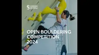 Sorbonne University Abu Dhabi Open Bouldering Championship 2024