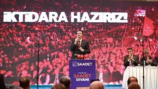 Genel Başkanımız Mahmut Arıkan, Konya Saadet Divanı’nda konuşuyor.