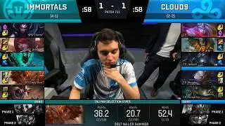 IMT vs C9 Highlights Game 3 NA LCS Summer 2017 Immortals vs Cloud9 W3D2