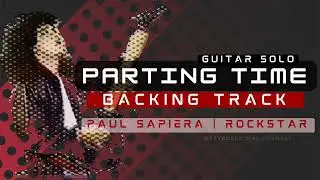 Parting Time - Guitar Solo BACKING TRACK | Paul Sapiera ROCKSTAR