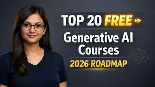 Top 20 FREE Generative AI Courses 2026 | Roadmap to Become a Generative AI Expert for Beginners