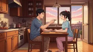 A Peaceful Evening with the one I Love | Cooking Animation | Ghibli Style Video | Ghibli cozy days