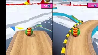 Original vs Reverse Gameplay Going Balls Super Speed Run #goingballs #youtubevideo #viral