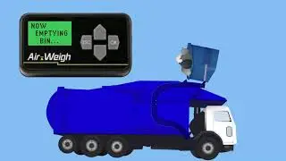 Air-Weigh's BinMaxx Front-End-Loader On-Board Scale in use