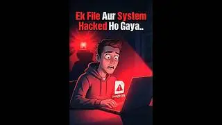 Ek file&hellip;aur system hacked #cybersecurity #cybertips #shorts #viral #tech#awareness #viral #whitehat