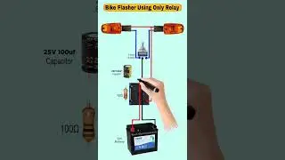 12v bike indicator flasher _zero cost diy circuit,super easy tutorial