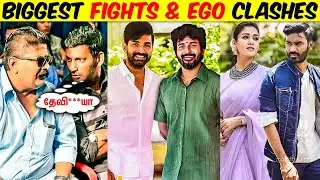 Top 7 Biggest Fights & Ego Clashes Between Tamil Actors & Celebs in Tamil | Savage Point