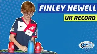 UK Sport Stacking Record | FINLEY NEWELL | 3-6-3 | 2.034