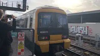Southeastern Class 465's+466 departing London Bridge