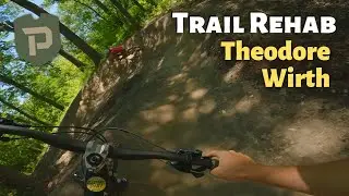 Theodore Wirth Park got a facelift from Pathfinder Trail Building!  Glenwood & SW Loops revamped