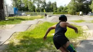 &Ouml;SV Skicross Team am Pumptrack