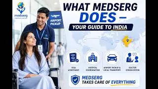 We assist people located in any part of the world seek quality medical treatment in India.