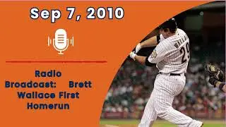 Sep 7, 2010 Brett Wallace belts his first big league home run