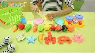 NextX Play Food Set Kitchen Toy for Kids