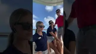 When the Stewardesses actually go outside ☀️&nbsp;#yachties&nbsp;#yachtcrew&nbsp;#deckhand&nbsp;#stewardess #shorts