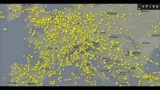 Flightradar24.com - The sky of Europe