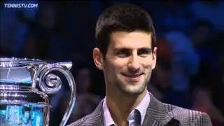 Djokovic Receives ATP World Tour No. 1 Trophy