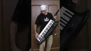 DEEP PURPLE - GYPSY'S KISS cover on KEYTAR. Keyboard solo (part 2)