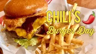 Best Burgers Manila: Chili's Big Mouth Burger Day Southwestern Smokehouse Classic Bacon Burger