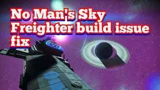 How to get unstuck from inside freighter build in NMS Endurance Update