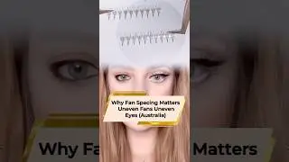 Uneven Fans = Uneven Eyes (Australia) #vnlashes #lashes #premadefans #australia
