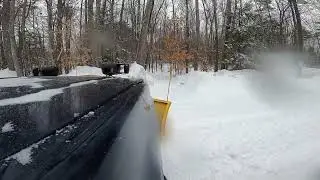 Chevy square body snow plowing #2