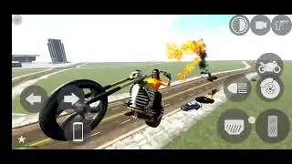 Police attack a women ghost rider bike