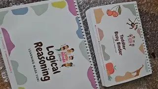 Toddler Busy Binder Book Unboxing l Logical Reasoning Book For Kids