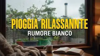 Rumore continuo della pioggia per rilassarsi 