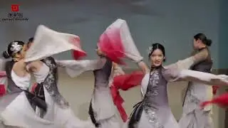 舞蹈《水墨丹青Dancing with Chinese painting》表演　蒂娜舞蹈工作室