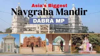 Asia's Biggest Navgraha Mandir Dabra | Hidden Gem of MP | Trip Vlog #temple #tour #travel #gwalior 
