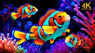 Relaxing 4K Aquarium: Ocean Beauty for Mindful Meditation | Relax After Work