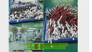 outdoor camera micro coax drag chain custom cable assembly CAN Bus JAE to Hirose IP67 TPU jacket bra
