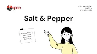Salt & Pepper - Static Electricity (Simple Science Experiment)