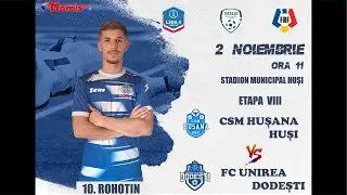 FC UNIREA DODEȘTI is live! CSM Hușana Huși VS FC Unirea Dodești!