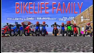 PARKING LOT CIRCLE WHEELIE WITH THE GANG! IN MX BIKES
